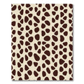 Brown Giraffe Spot Casual Pattern Rug