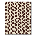 Brown Giraffe Spot Casual Pattern Rug