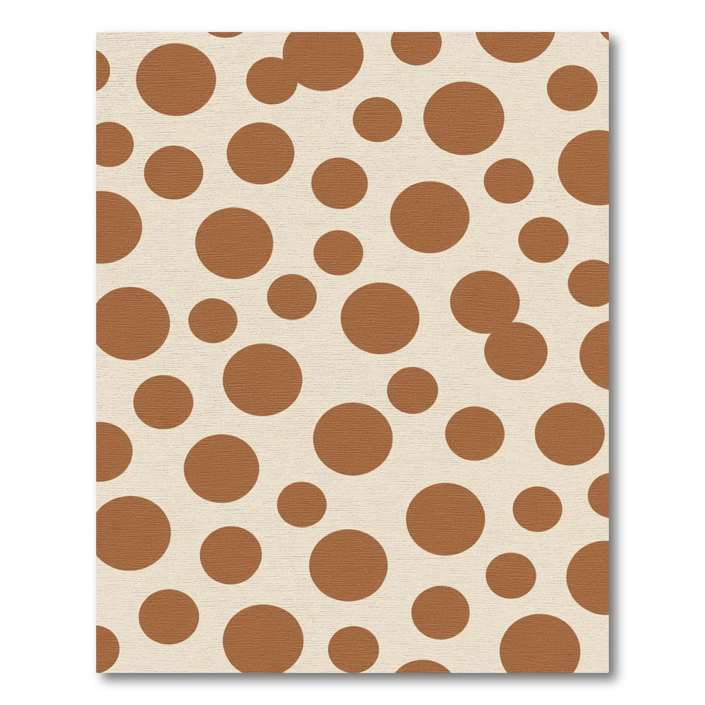 Terra Cotta Polka Dot Collection Rug