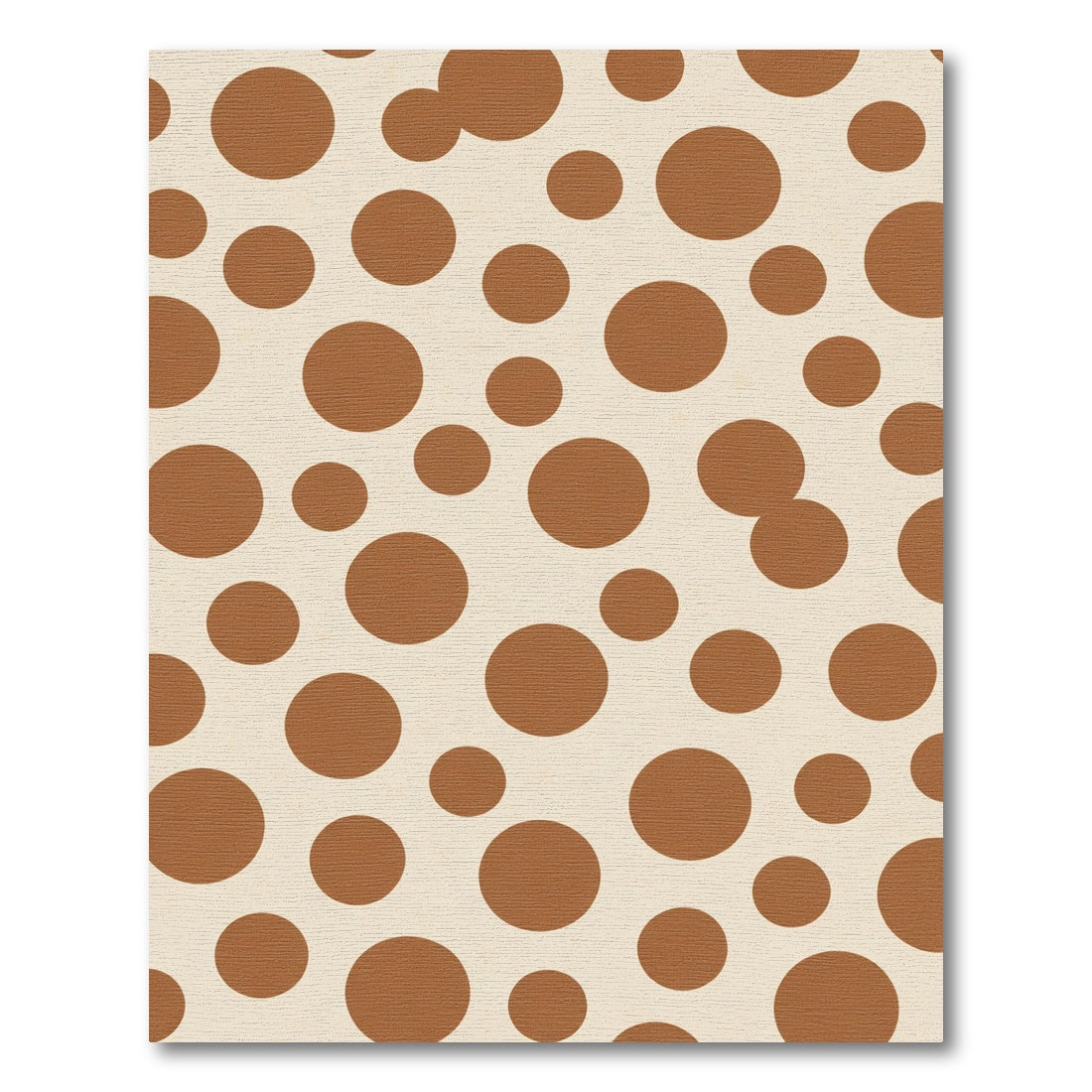 Terra Cotta Polka Dot Collection Rug