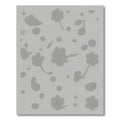 Subtle Gray Floral Scatter Rug