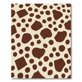 Brown Spots Organic Field Rug