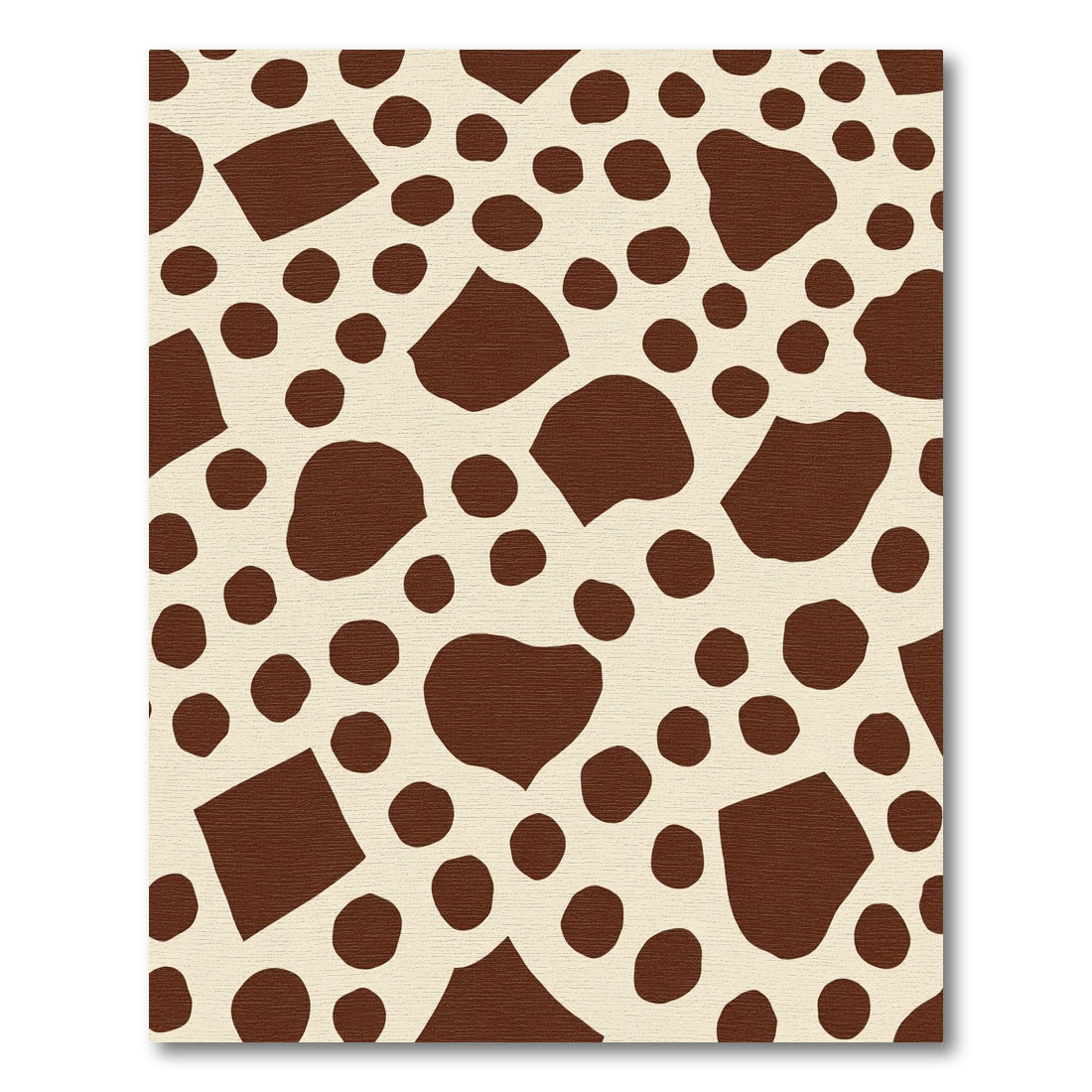 Brown Spots Organic Field Rug