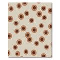 Brown and Beige Dot Composition Rug
