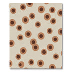 Brown and Beige Dot Composition Rug