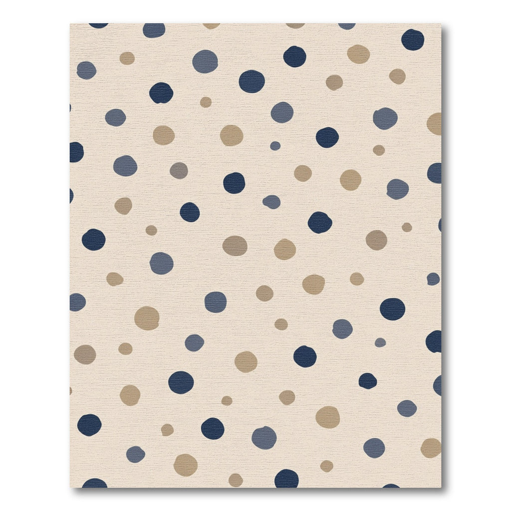 Neutral Polka Dot Scatter Rug