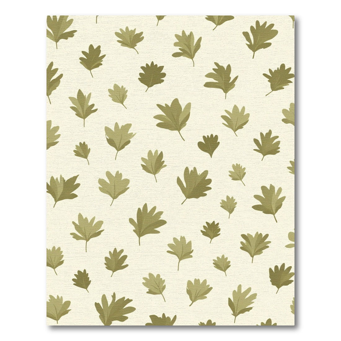 Olive Leaf Scatter Pattern Rug