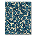 Deep Blue Agate Organic Flow Rug