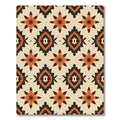 Geometric Starburst Diamond Cream Rug