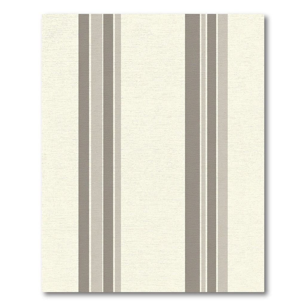 Neutral Toned Vertical Stripe Rug