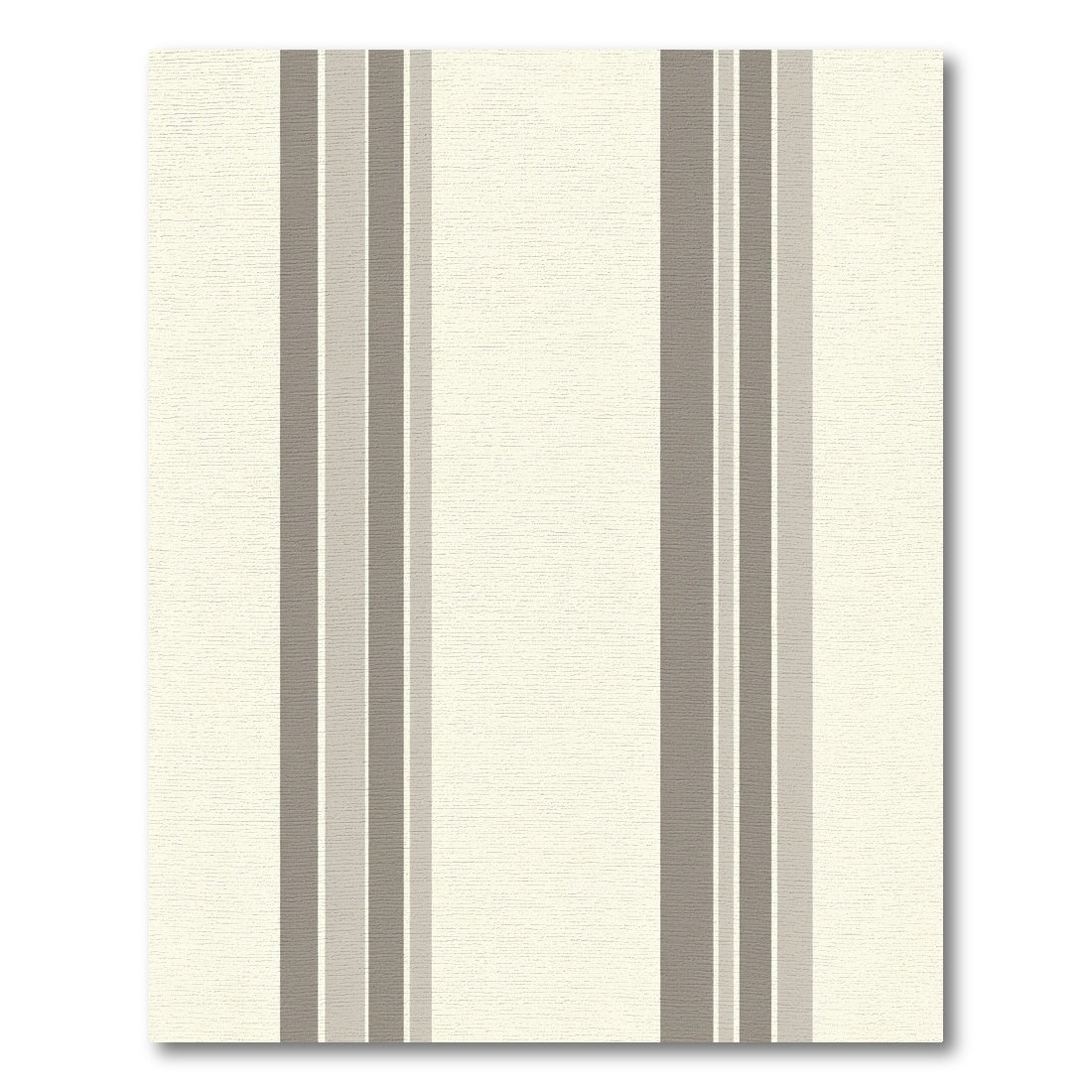 Neutral Toned Vertical Stripe Rug