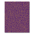 Deep Purple Gold Organic Web Rug