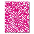 Vibrant Pink Abstract Bloom Arrangement Rug