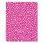 Vibrant Pink Abstract Bloom Arrangement Rug