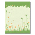 Whimsical Peach Blossom Garden Meadow Rug