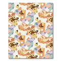 Earthy Boho Abstract Blob Rug