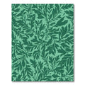 Emerald Green Leafy Branch Tapestry Rug