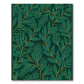 Emerald Green Branch Foliage Rug