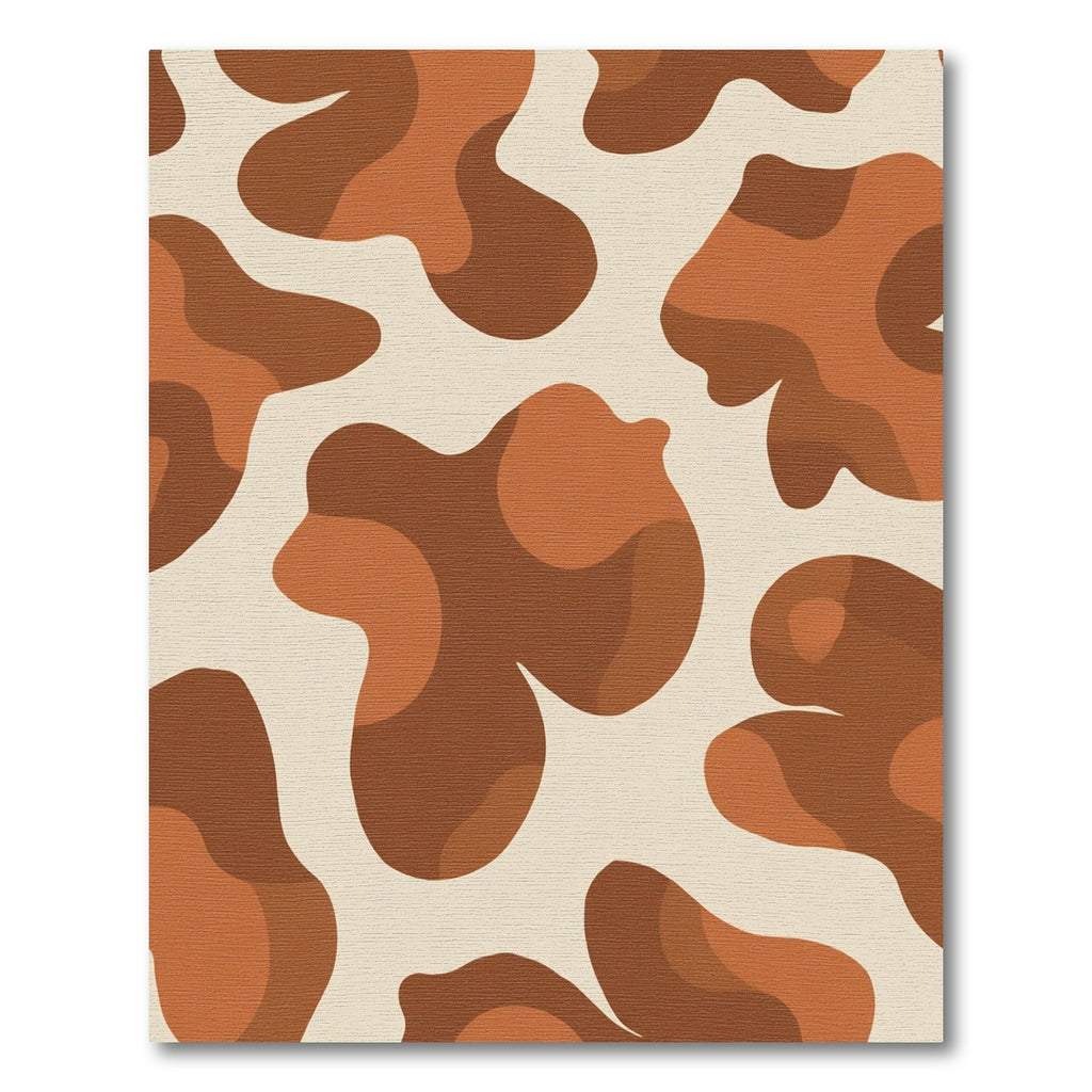 Earthy Tones Organic Blob Rug