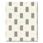Gray Doorway Watercolor Sprinkle Rug