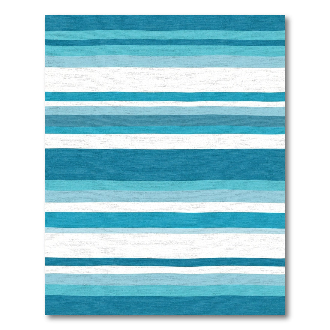 Ocean Blues Striped Horizon Rug