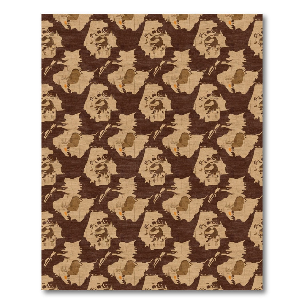 Brown Sepia Portrait Collage Rug