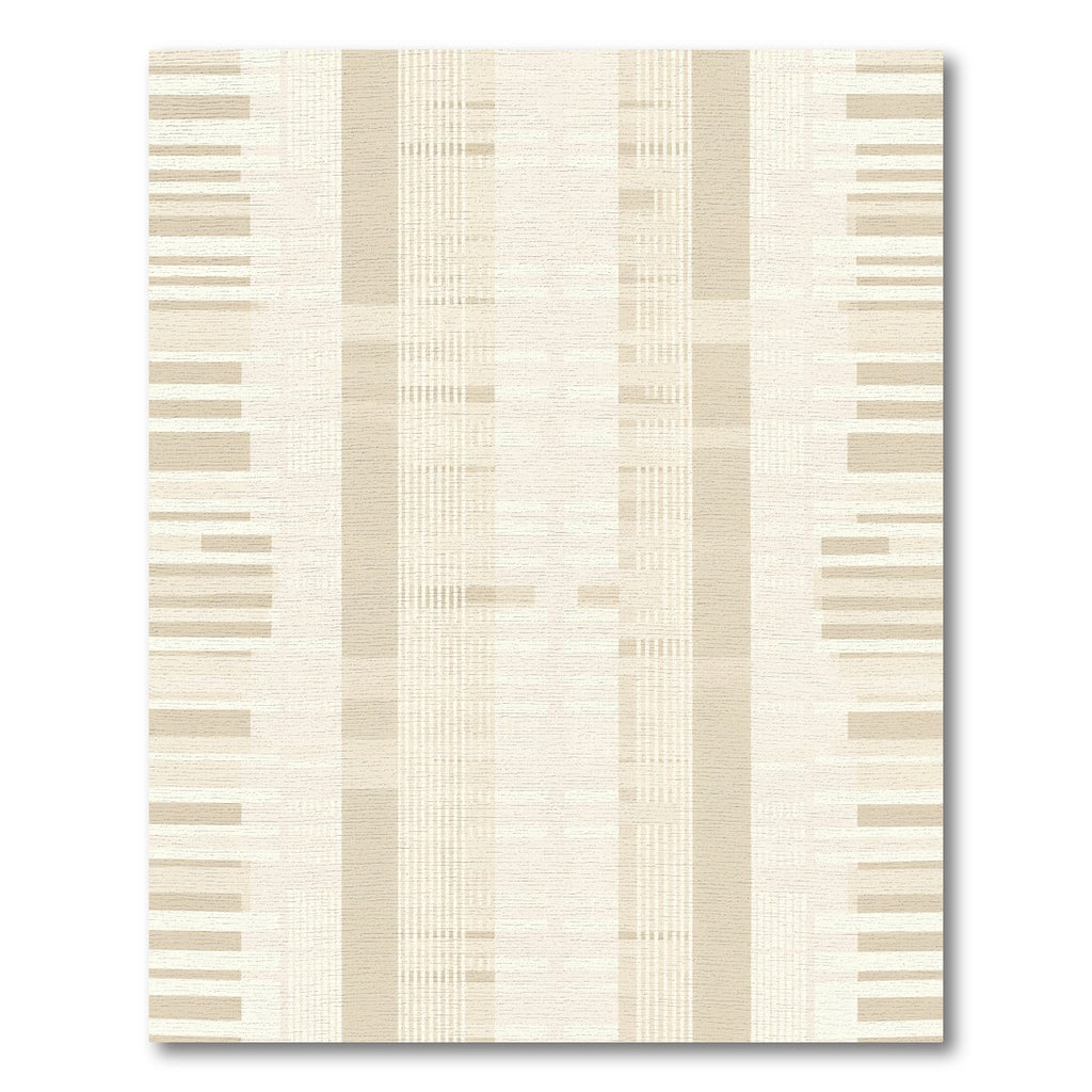 Neutral Vertical Stripe Composition Rug