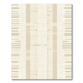 Neutral Vertical Stripe Composition Rug