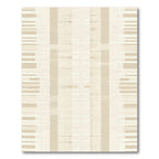 Neutral Vertical Stripe Composition Rug