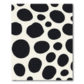 Black And White Irregular Spots Rug