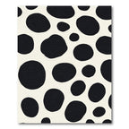 Black And White Irregular Spots Rug