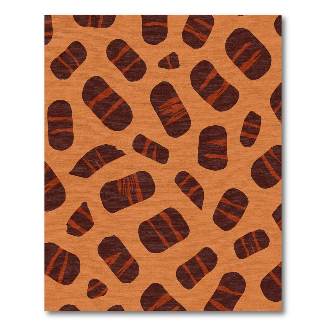 Bold Sienna Animal Print Rug