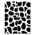Black White Organic Spot Rug