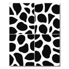 Black White Organic Spot Rug