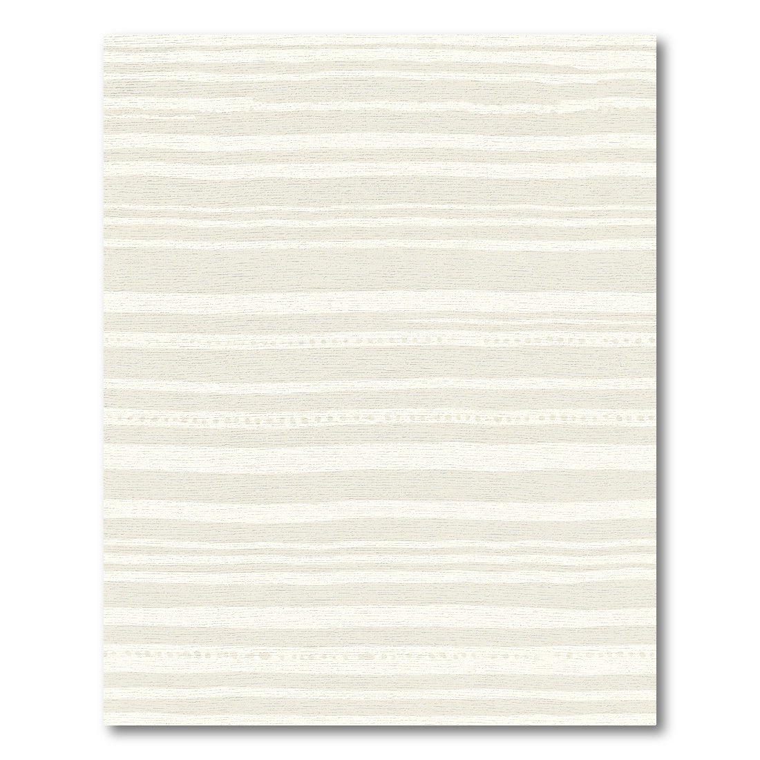 Neutral Boho Stripe Line Art Rug