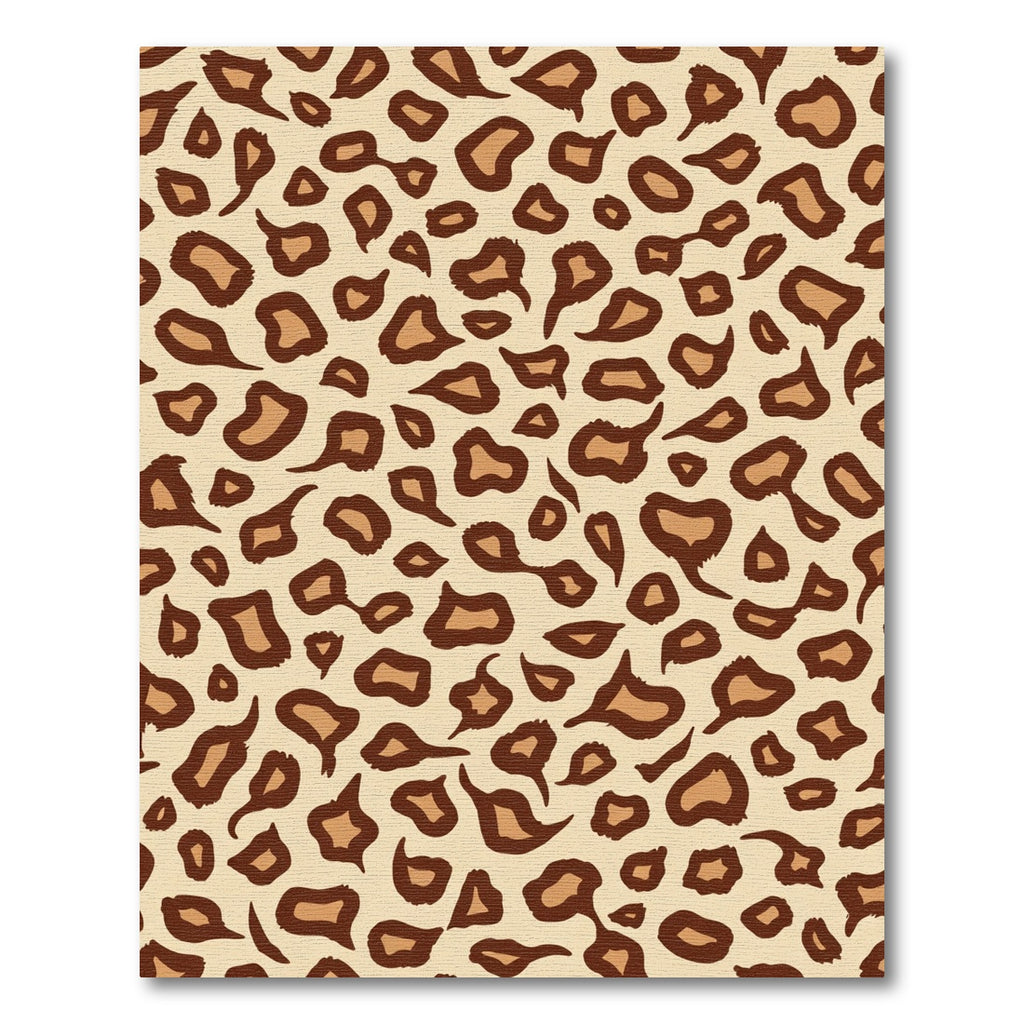 Classic Leopard Print Spots Rug