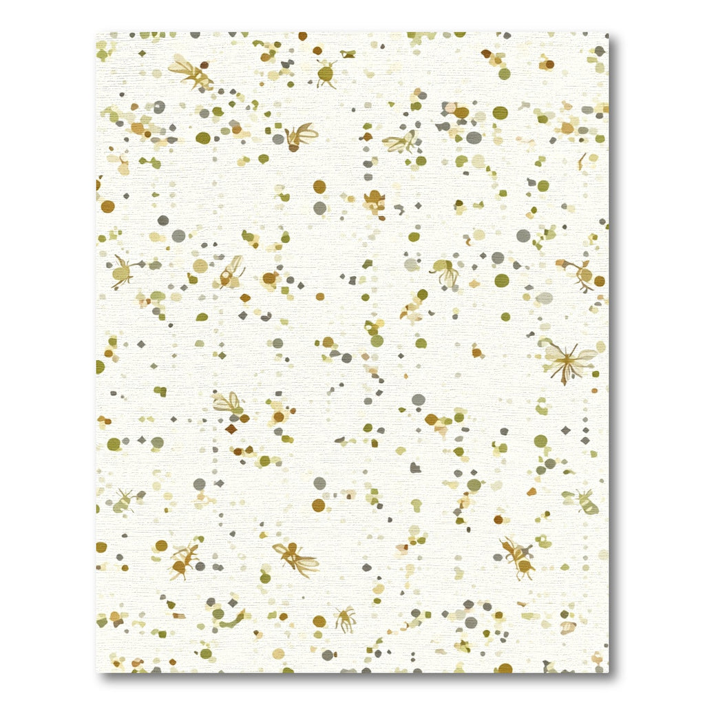 Earthy Tone Insect Scatter Rug