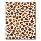 Warm Tones Leopard Spot Composition Rug