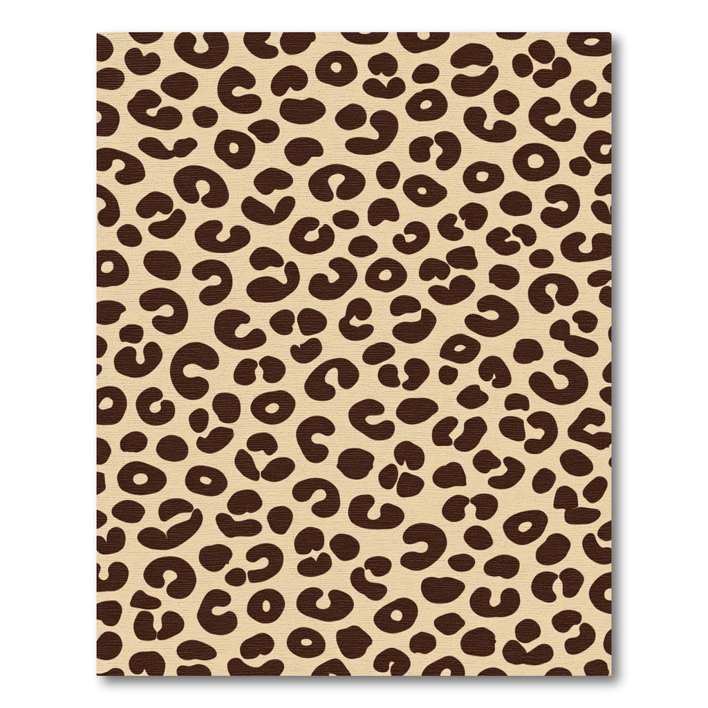 Classic Tan Leopard Spot Rug