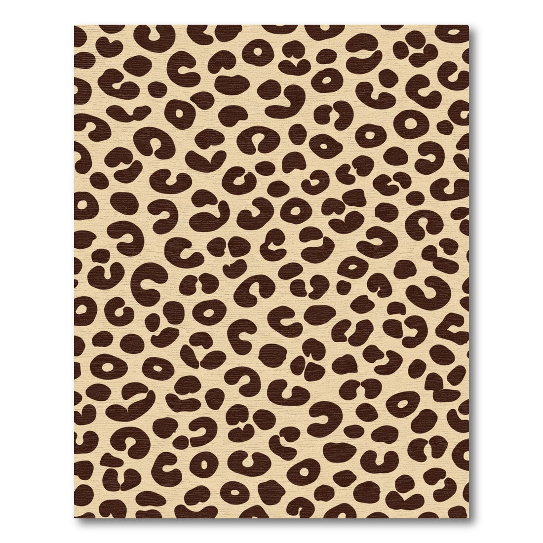 Classic Tan Leopard Spot Rug