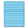 Aqua Gradient Wide Stripe Rug