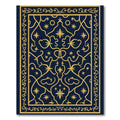 Ornate Golden Starry Night Rug