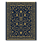 Ornate Golden Starry Night Rug