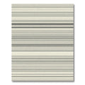 Neutral Gray Horizontal Stripe Rug
