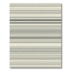 Neutral Gray Horizontal Stripe Rug
