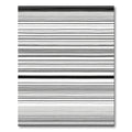 Black White Contemporary Line Rug