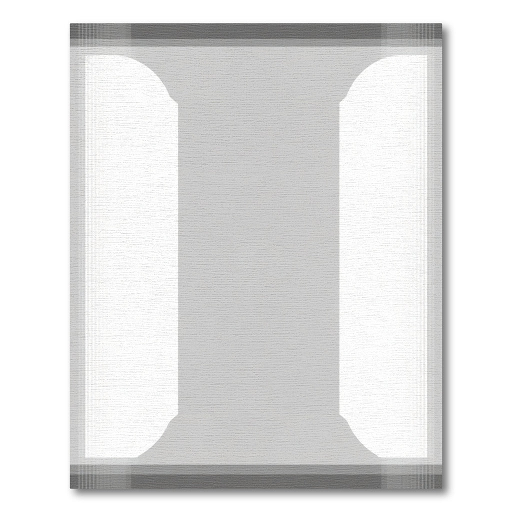Modern Gray Column Arch Rug