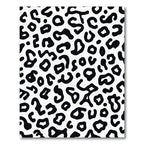 Bold Black White Animal Spots Rug