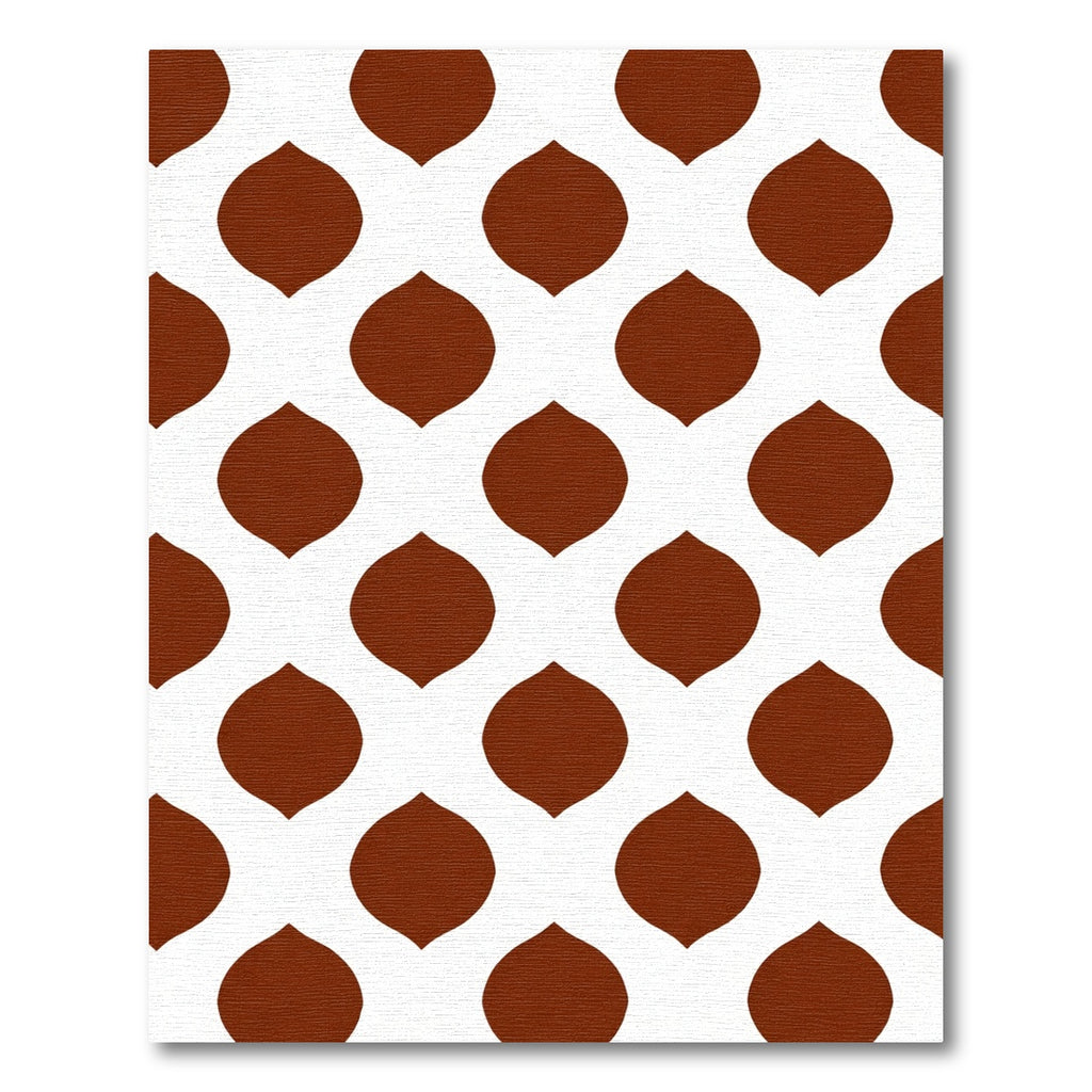 Terracotta Seed Petal Repeat Rug