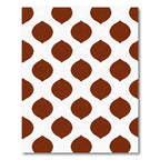 Terracotta Seed Petal Repeat Rug
